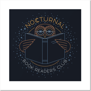 Nocturnal Book Readers Club Posters and Art